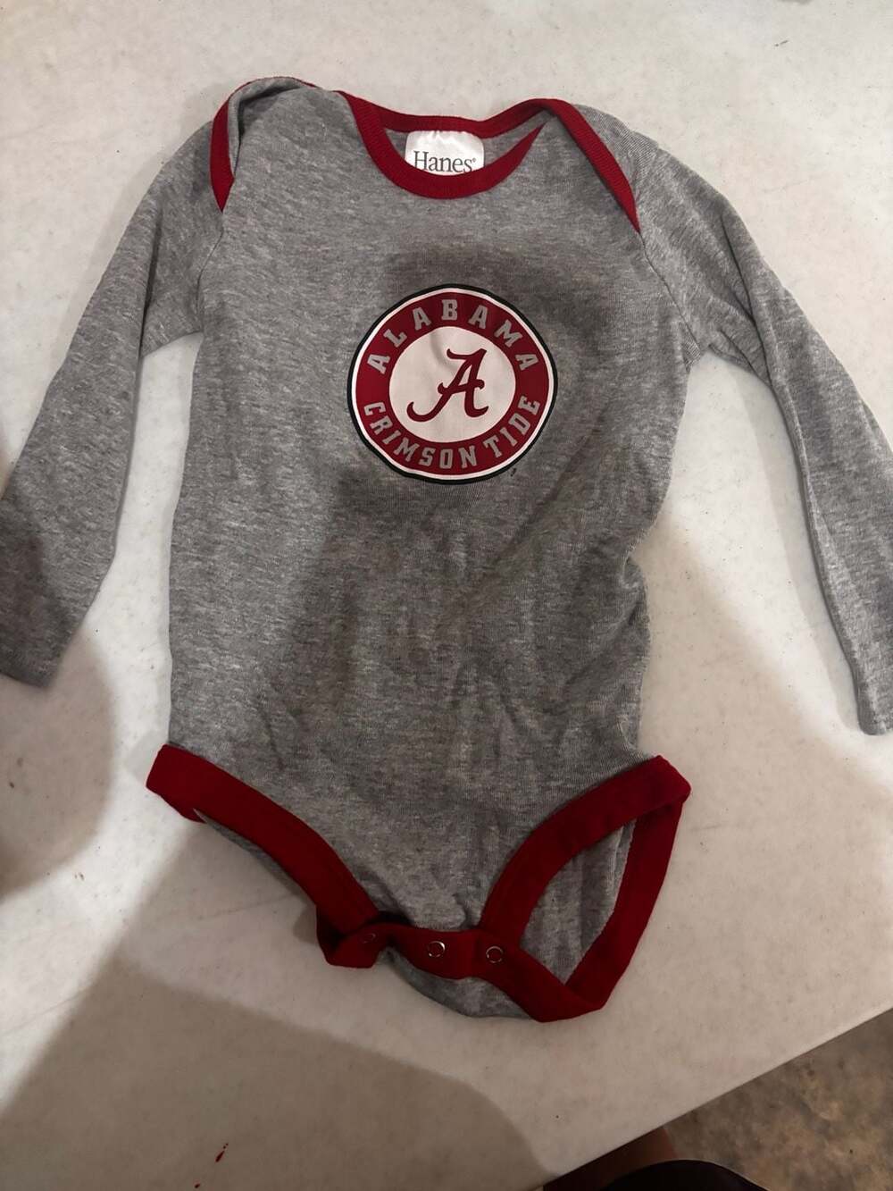 Colosseum Alabama Crimson Tide Infant Long Sleeve Bodysuit